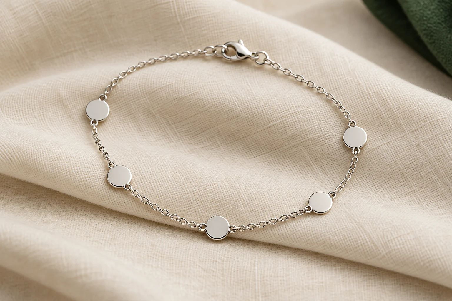 Fine chain bracelet