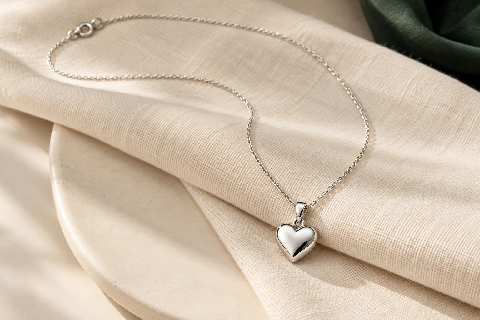 Heart pendant necklace
